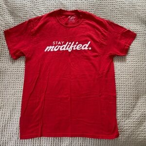 Gildan Stay Modified Red Tee